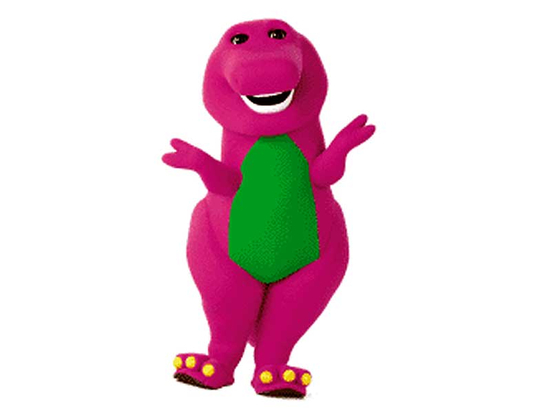 clipart of barney the dinosaur - photo #50