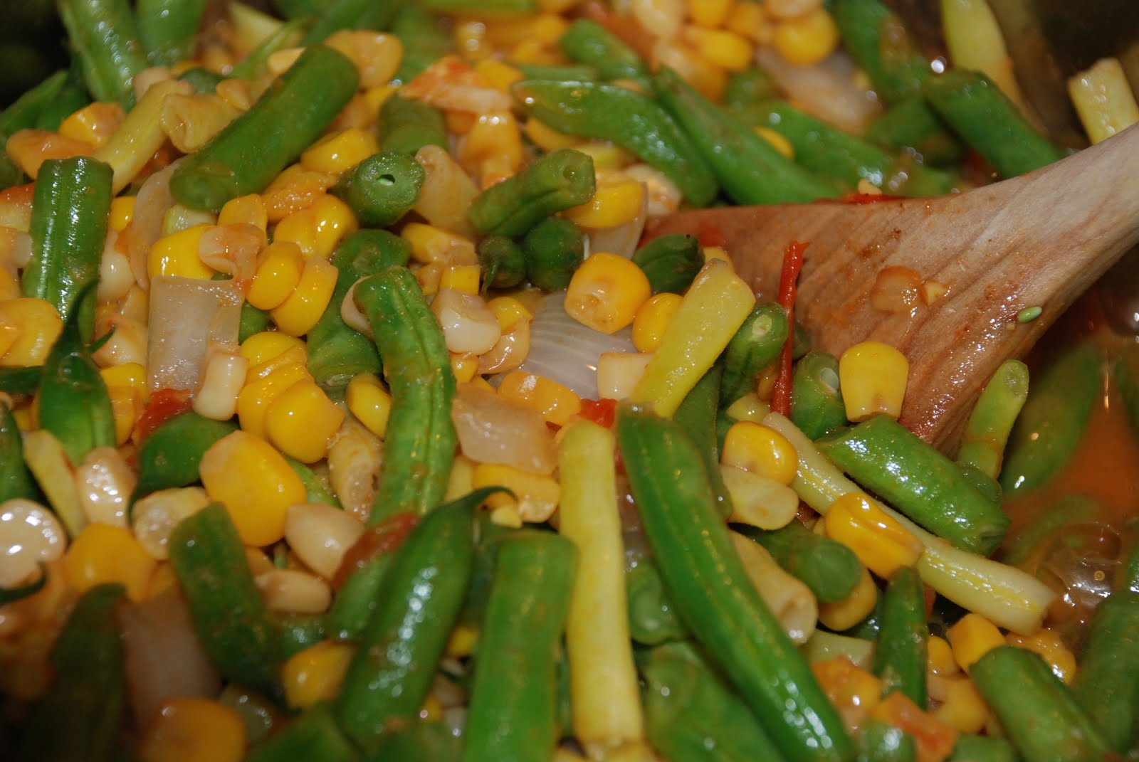 Things I've Made Green Beans & Corn, a summer dish
