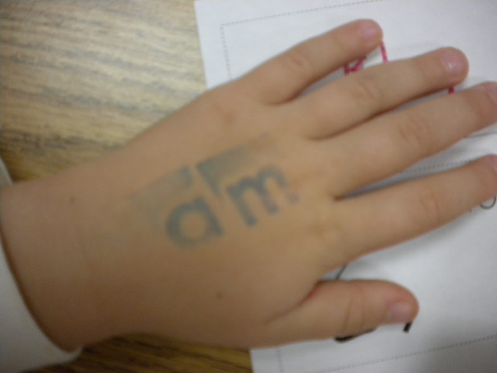 word love tattoo designs Sight word tattoos! Using washable ink, stamp the sight word on their 