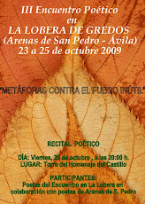 Encuentro Otoño 2009 - Lema: "METÁFORAS CONTRA EL FUEGO INÚTIL"
