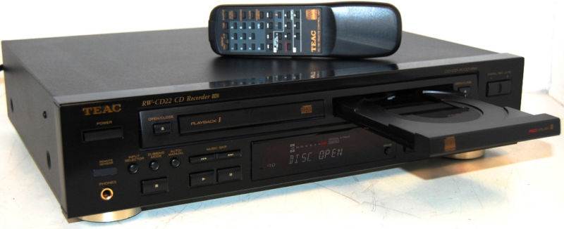 Rewind Audio TEAC RW CD22 Dual Deck CD Recorder Player W Remote