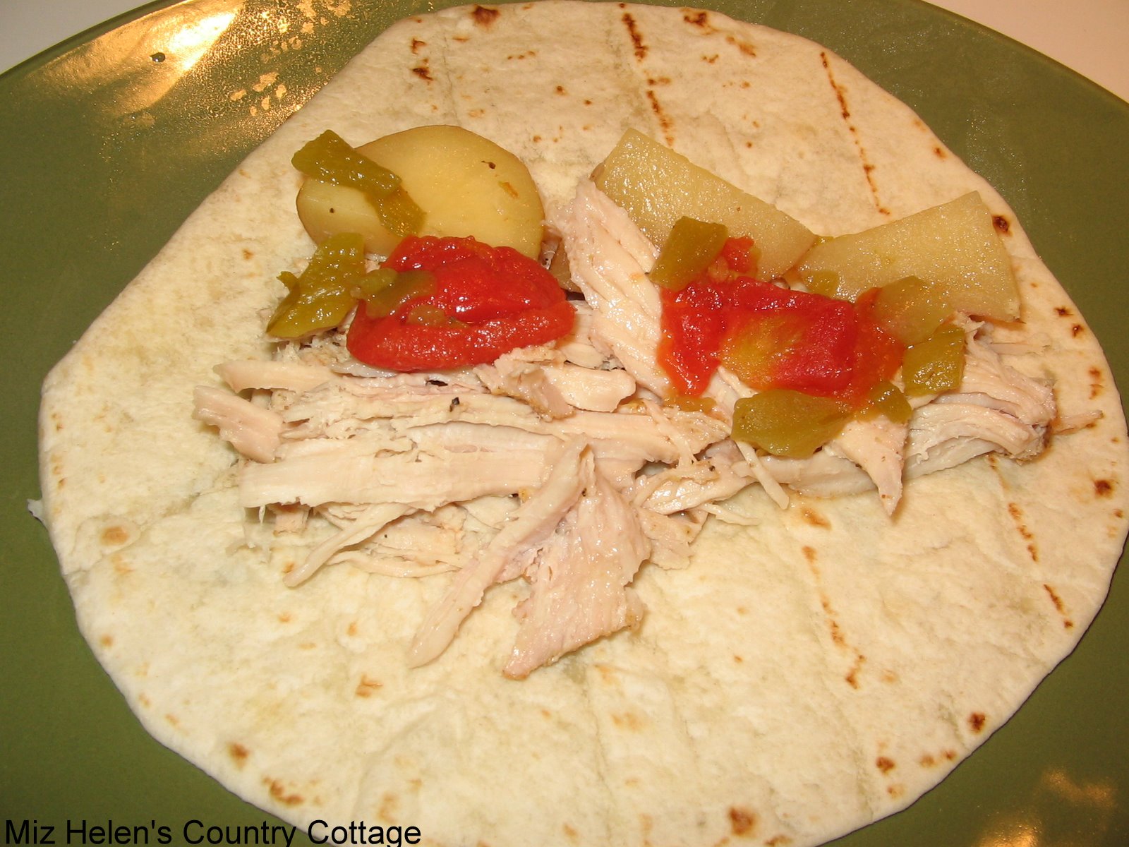 Whats For Dinner Next WeekGreen Chili Pulled Pork Burrito's