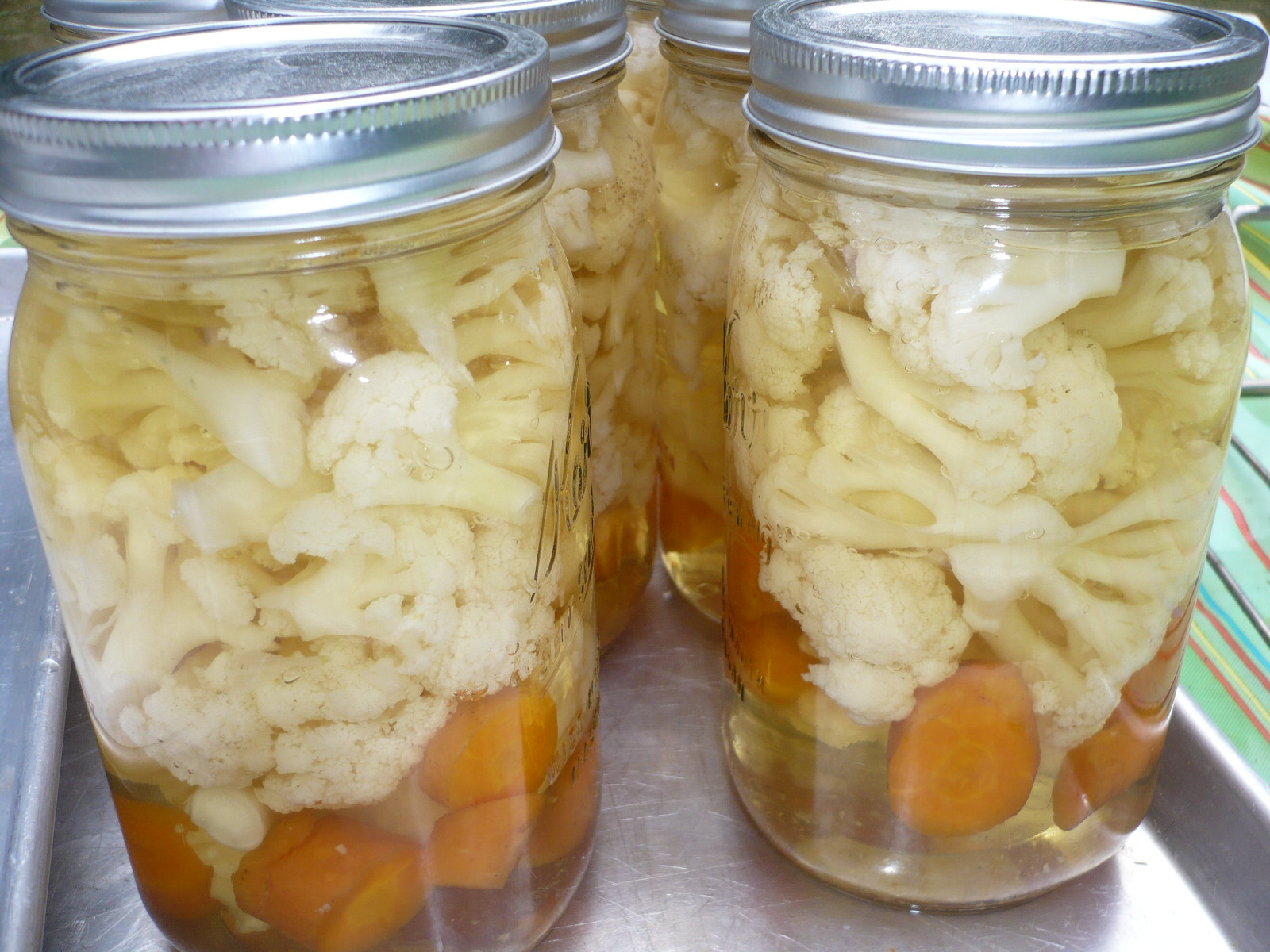 Frugal Canning Canning Cauliflower today