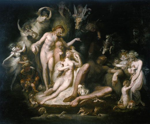 Titania awakening by Henry Fuseli