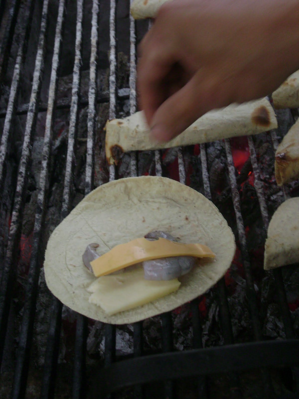 Quesadillas de Camaron {Grilled Shrimp Quesadillas} La Cocina de Leslie