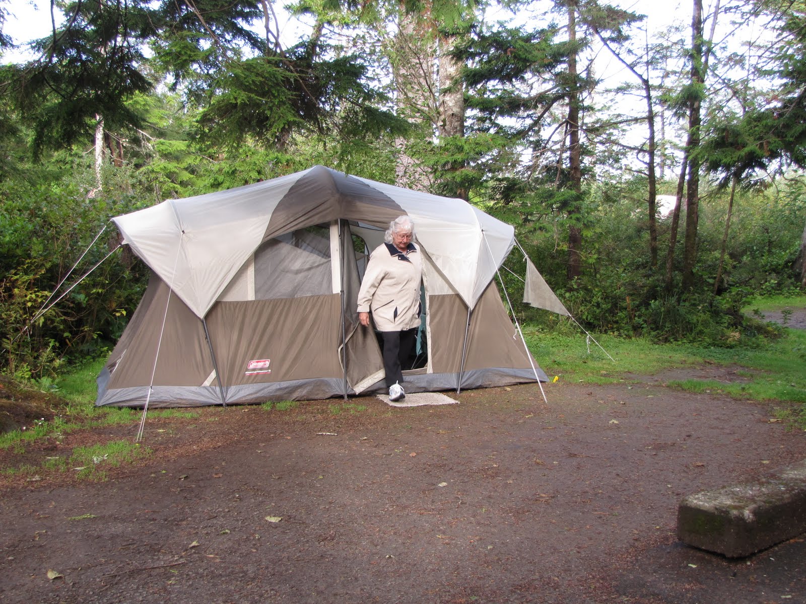 Linda's Ladle Tent camping on the Oregon Coast 8