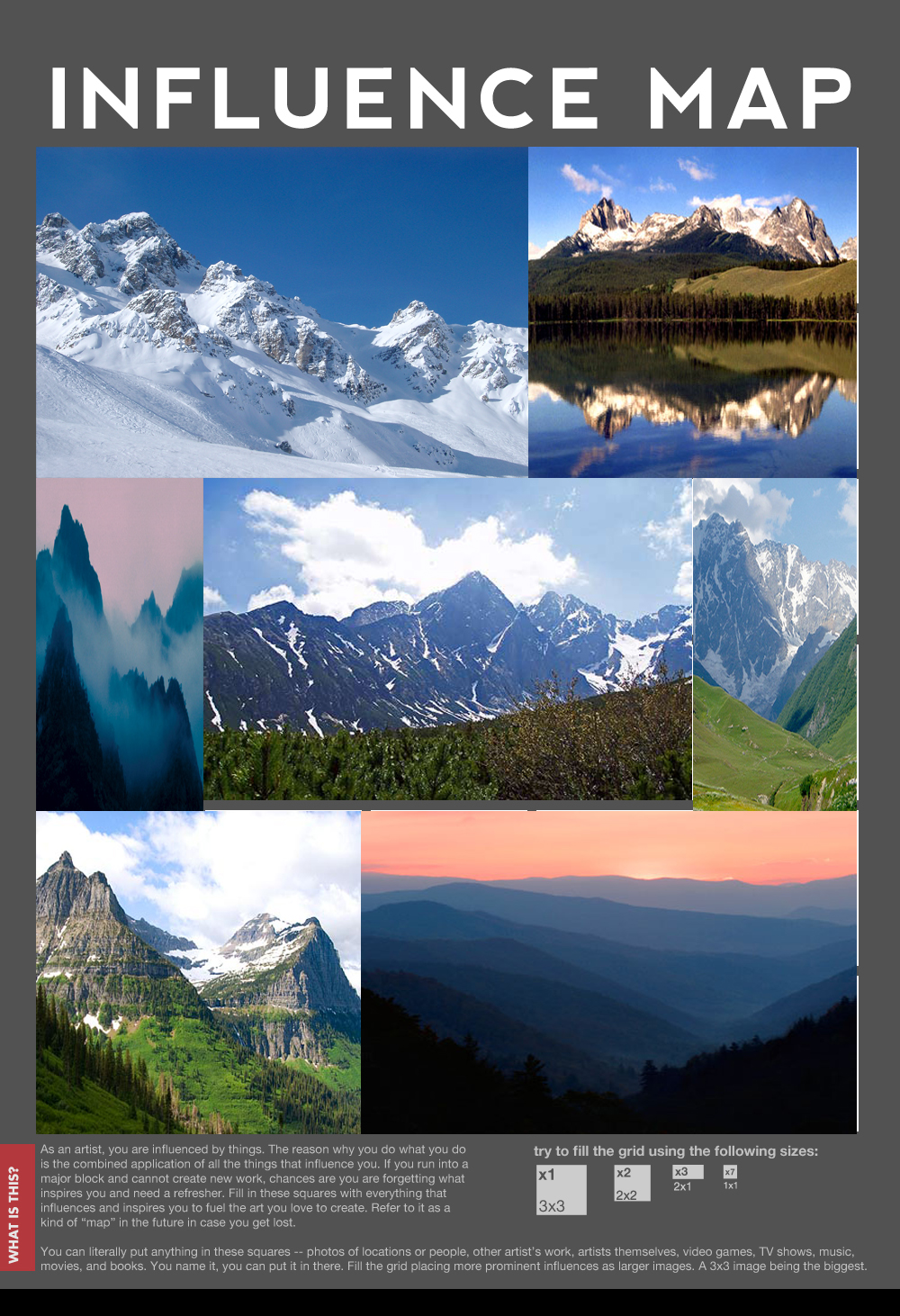 Michael's CG Arts & Animation Blog: Influence map 4: Mountains