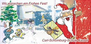 Weihnachtskarte der Carl Schomburg Schule Kassel