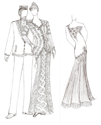 Payet Gaun Pesta Desain Baju  Pesta Kebaya  Modern dan 