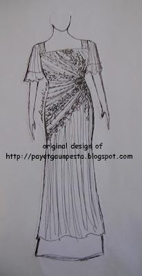Payet Gaun Pesta  Desain Baju Pesta, Kebaya Modern dan 