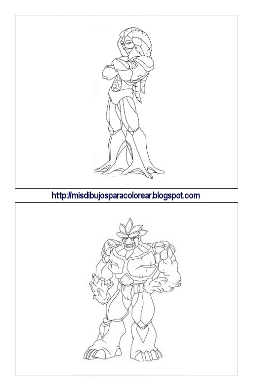 Dibujos de Gormiti (2ª parte) : Mis dibujos para colorear