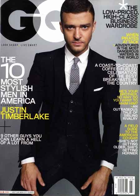 L&F: It's A Lifestyle: Justin Timberlake covers GQ Magazine