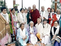 grandmothers with Dalai Lama
