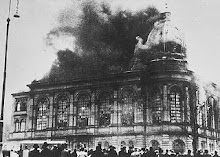 boerneplatz synagogue in flames