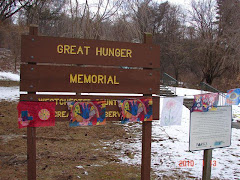 belfastflags at the "Great Hunger" Memorial in Westchester County.