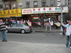 Flags at China Town New York