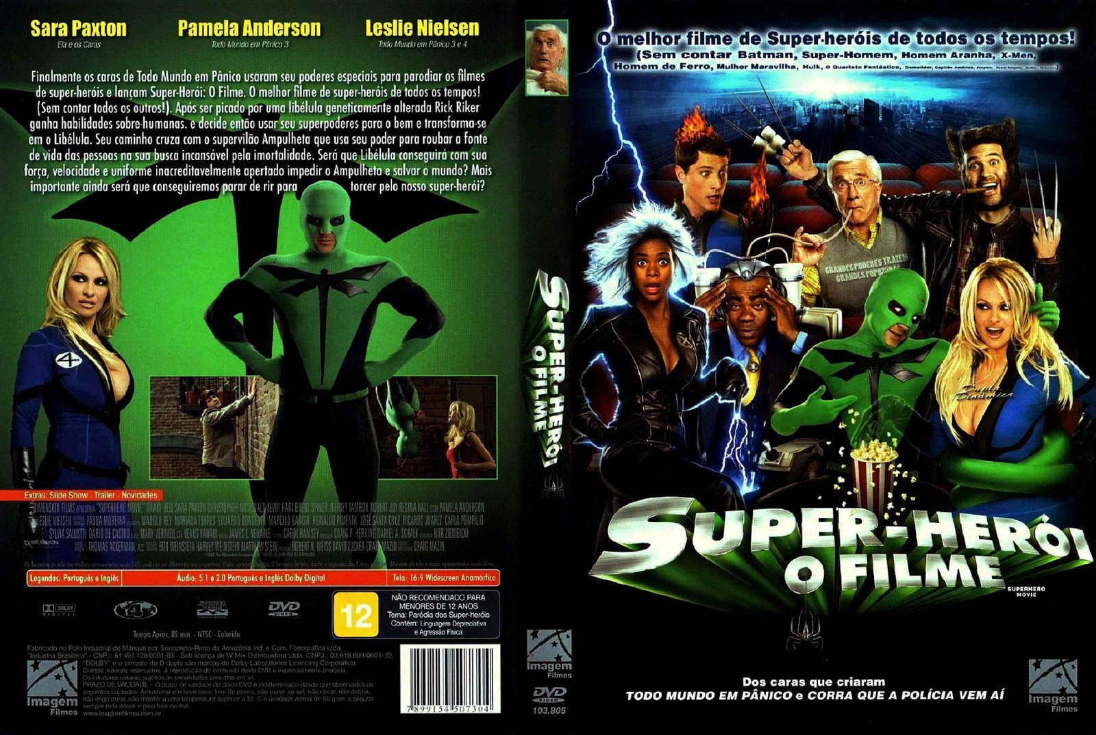CAPAS DE FILME DE COMÉDIA SuperHerói O Filme