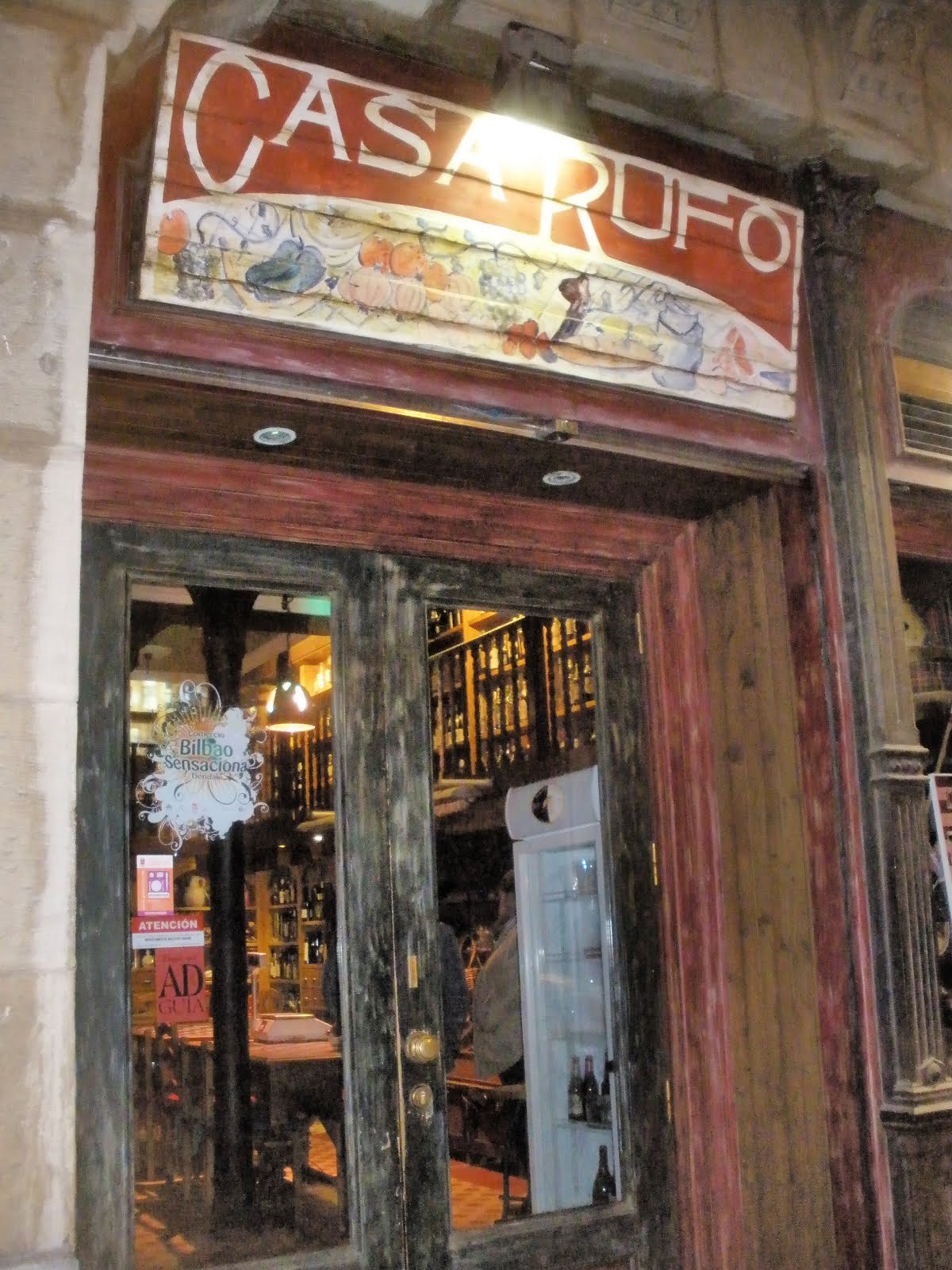 observación gastronómica: CASA RUFO.(Bilbao).