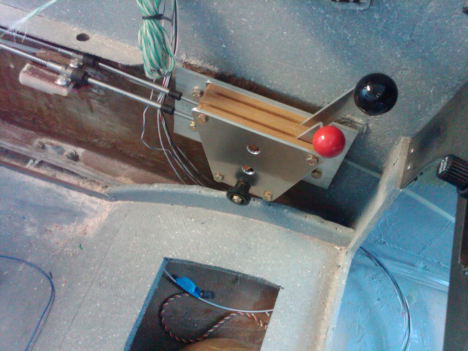 Long-EZ N159BB: Throttle Quadrant