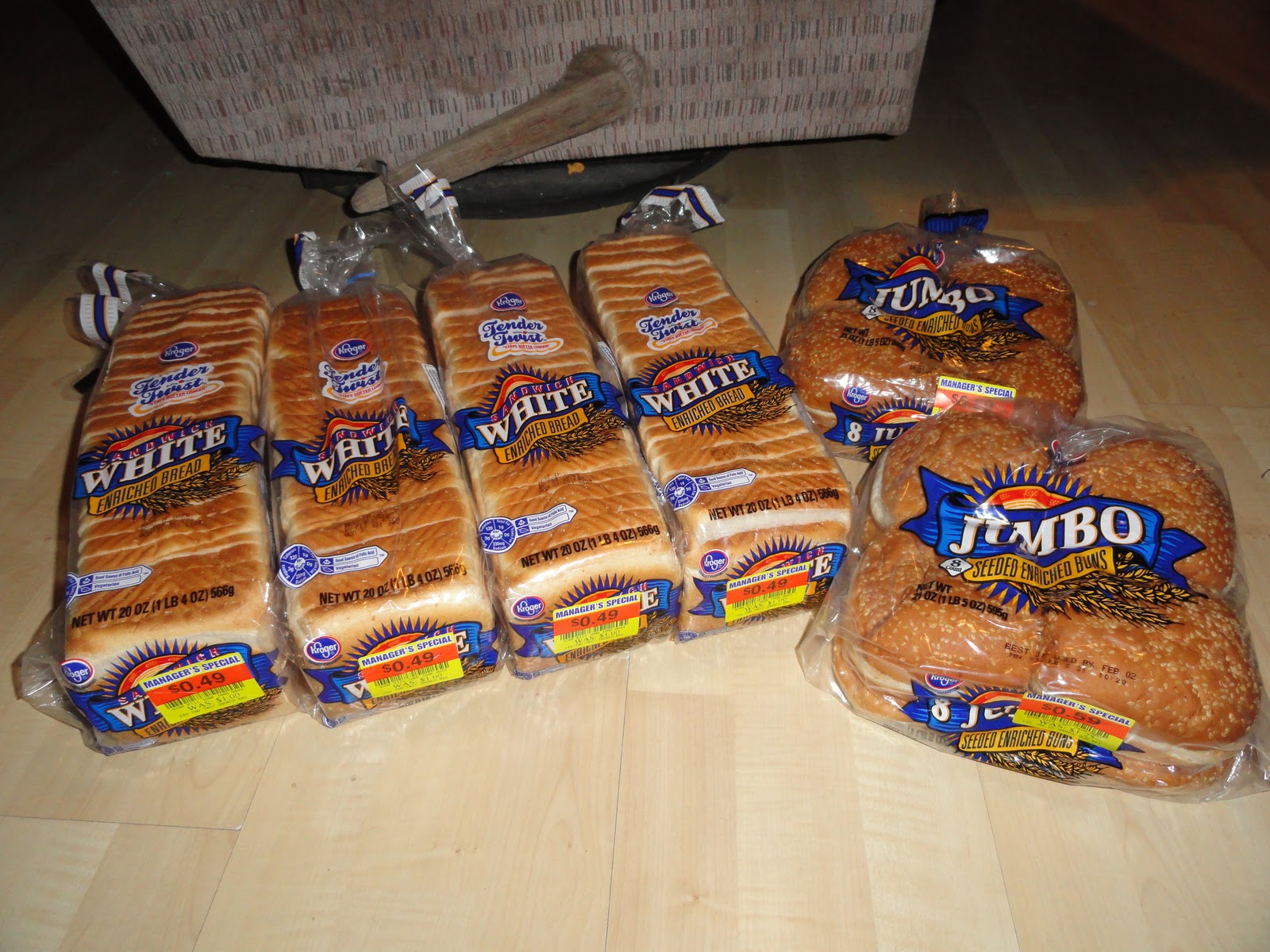 The Frugal FireWife Kroger Cheap Bread