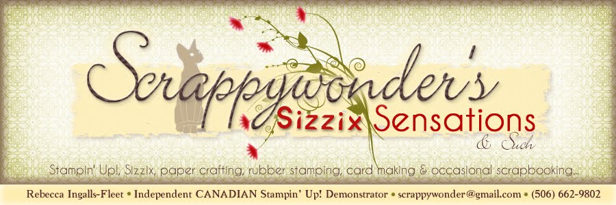 Scrappywonder's Sizzix Sensation's & Such
