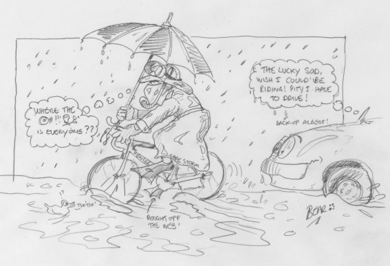 Cycle Club Cartoon
