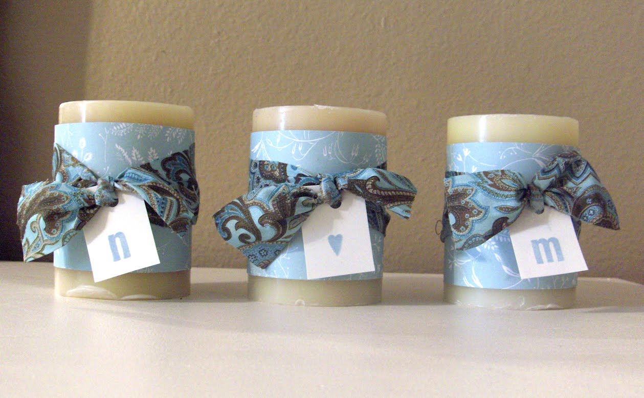 Yay, I Made It! Candle Wraps