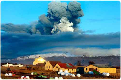 Fotografías del volcán Eyjafjallajokull en Islandia (39 imágenes)