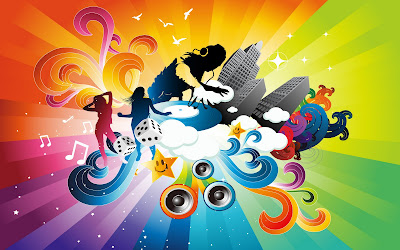Wallpapers de música disco I (Imágenes de Colores)