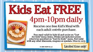 5 Kids Eat Free at IHOP Through September 13th