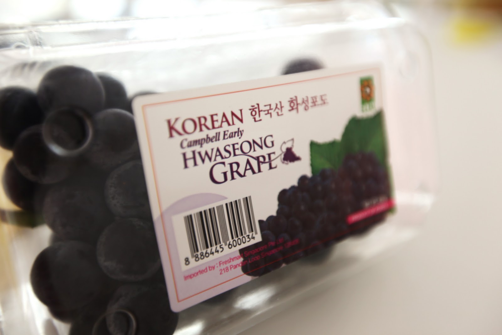 Life is Like a Long Journey KOREAN Campbell Early Hwaseong Grape