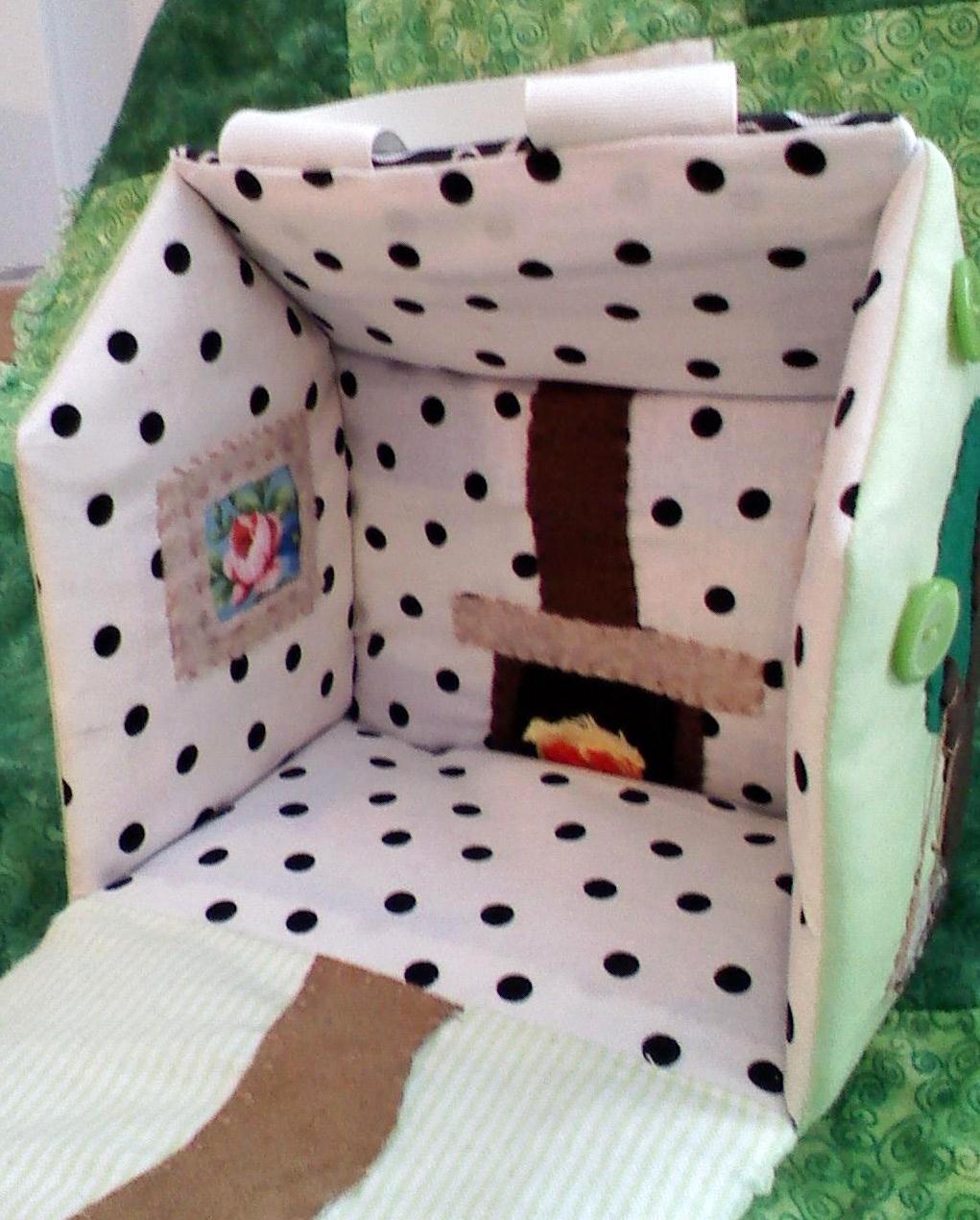 You can make that Fabric doll house