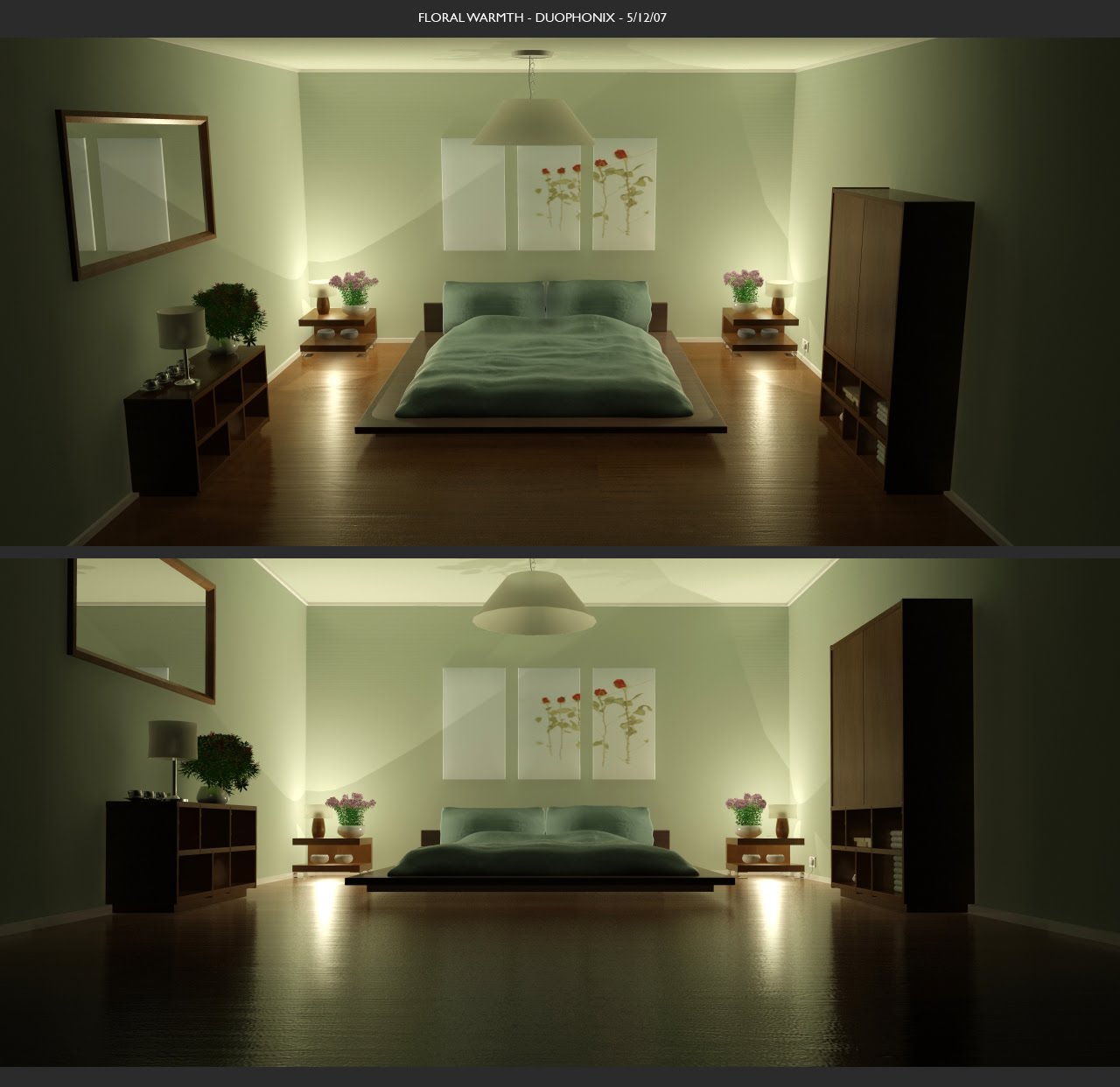 Green Color Bedrooms Interior Design Ideas | Interior ...