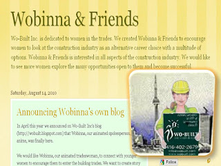 Wobinna, Our Animated Tradeswoman & Friends Have Their Own Blog, by wobuilt