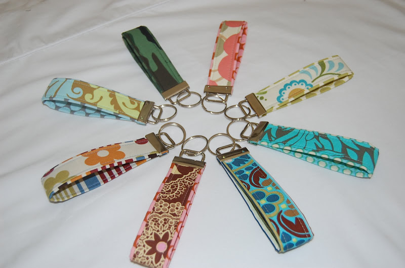 Living the Super Life TUESDAY TUTORIAL Fabric Key Fobs My favorite