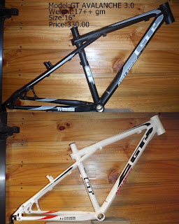 WAN'S CYCLE: GT AVALANCHE 3.0 FRAME