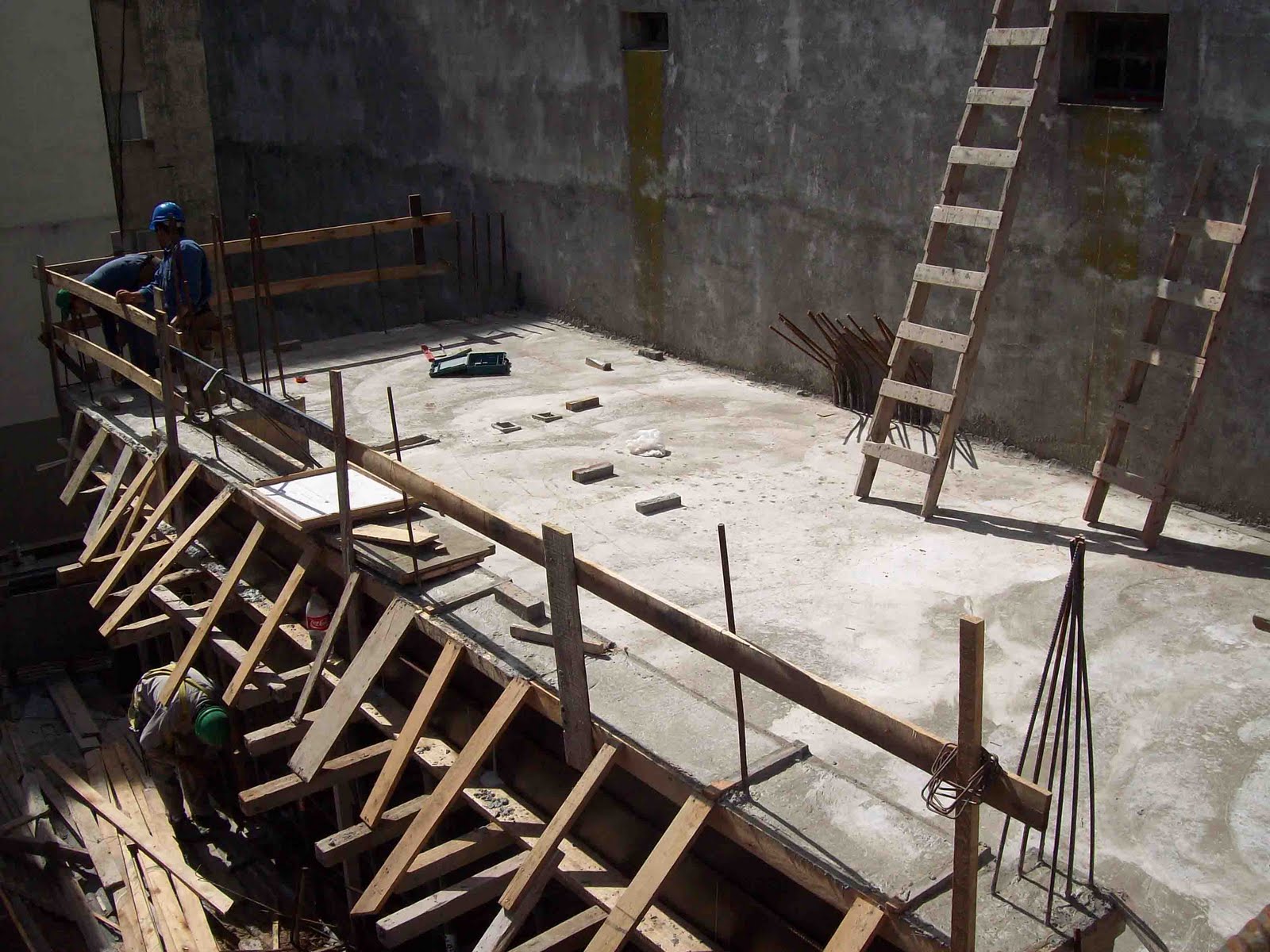 Laprida 1120: Hormigonado losa sobre 5º piso.