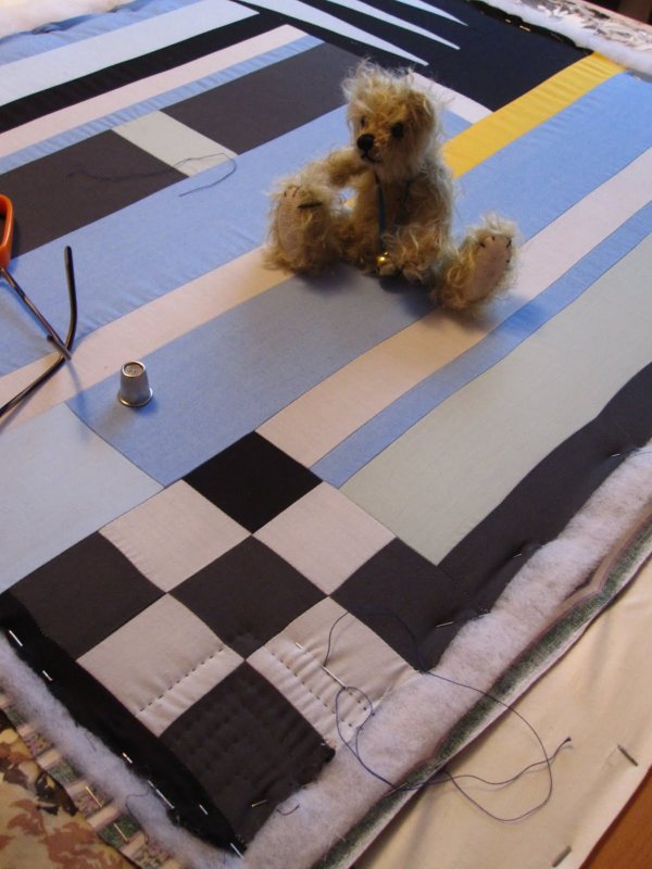 True Blue Canadian How to quilt the old fashioned way or Little Ron