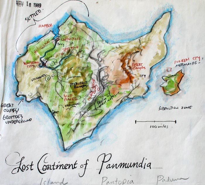 Gurney Journey: Dinotopia Map