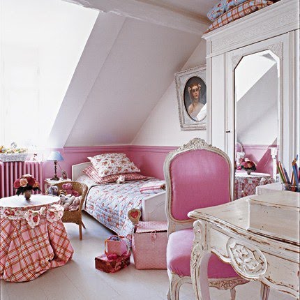 the boo and the boy: Girly kids' bedrooms