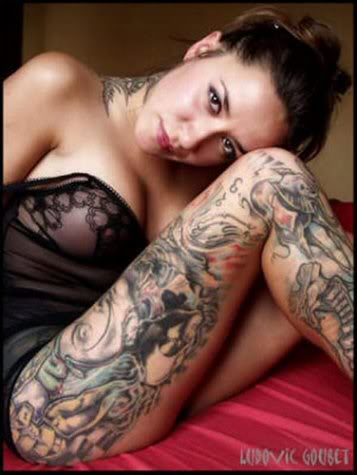 Sleeve tattoo designs can be done as a full sleeve going from wrist to