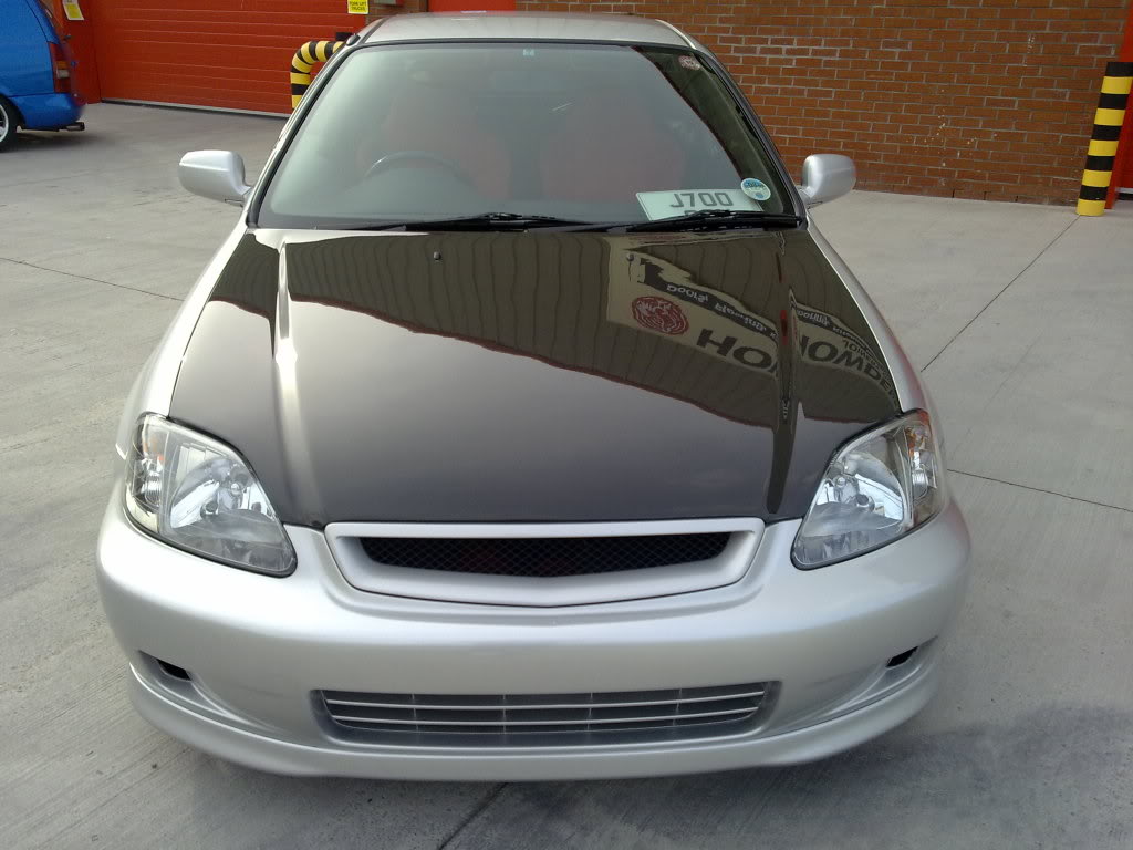Carbon Fiber Hood Civic Ek