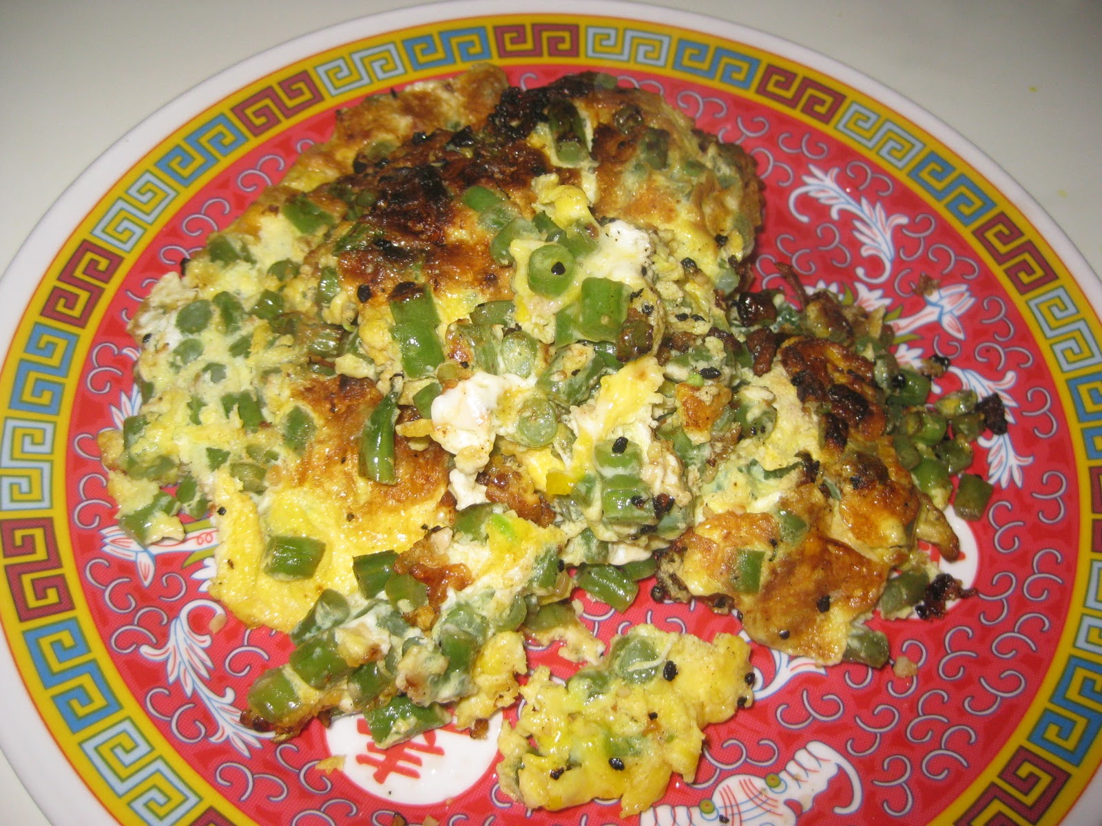 Raymond's Kitchen From Grandma's To Ours Grandma's Green Bean Omelette