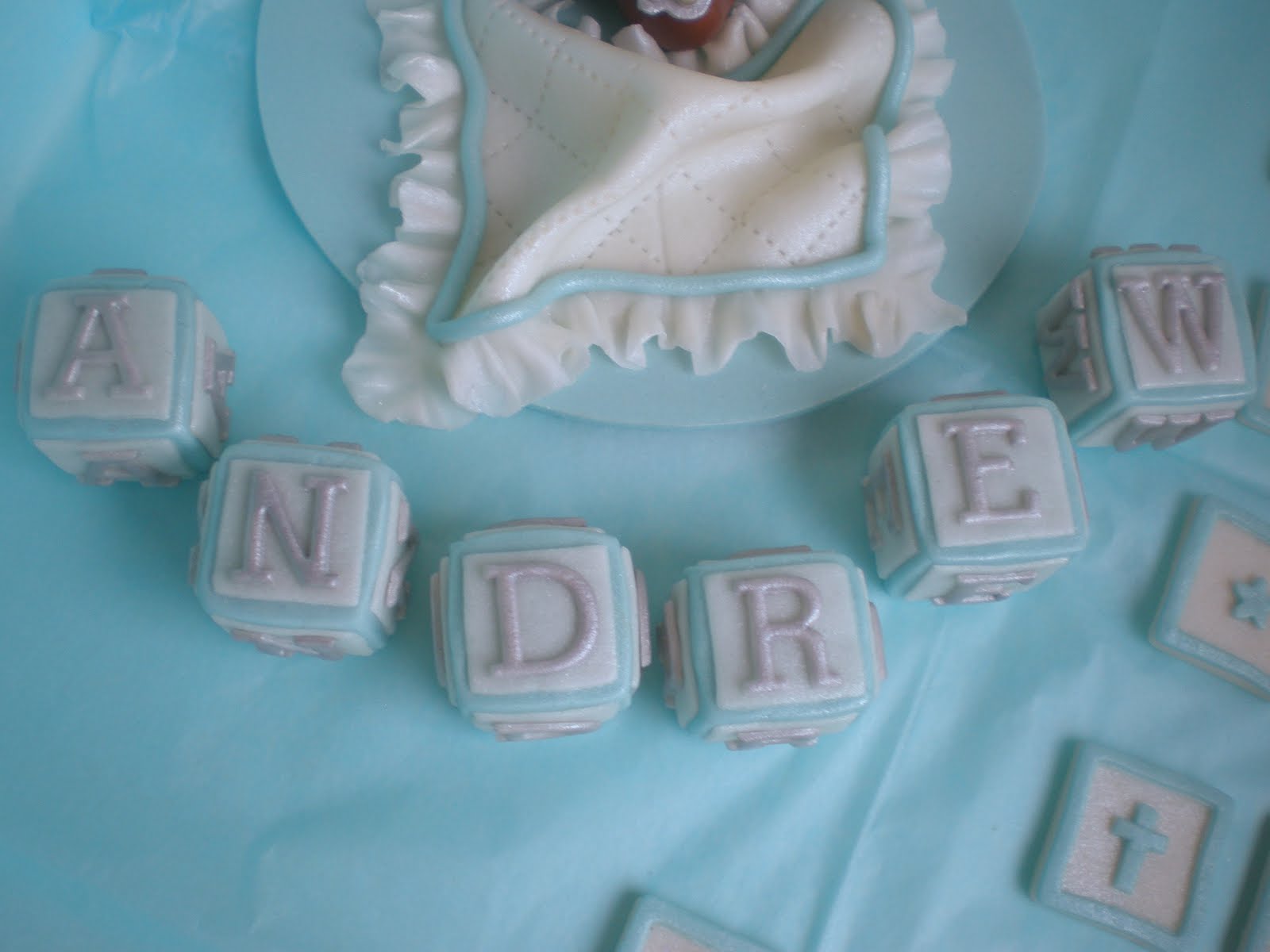 Sugar Siren Cakes Mackay Boys Christening Cake Decorations