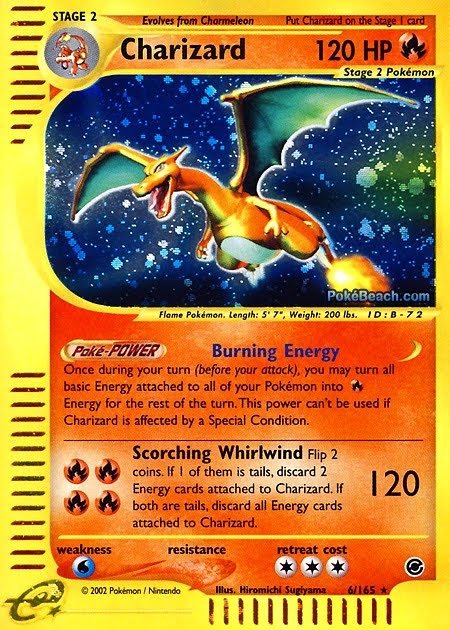 PrimetimePokemon's Blog: Pokemon Card of the Day: Charizard Holo ...