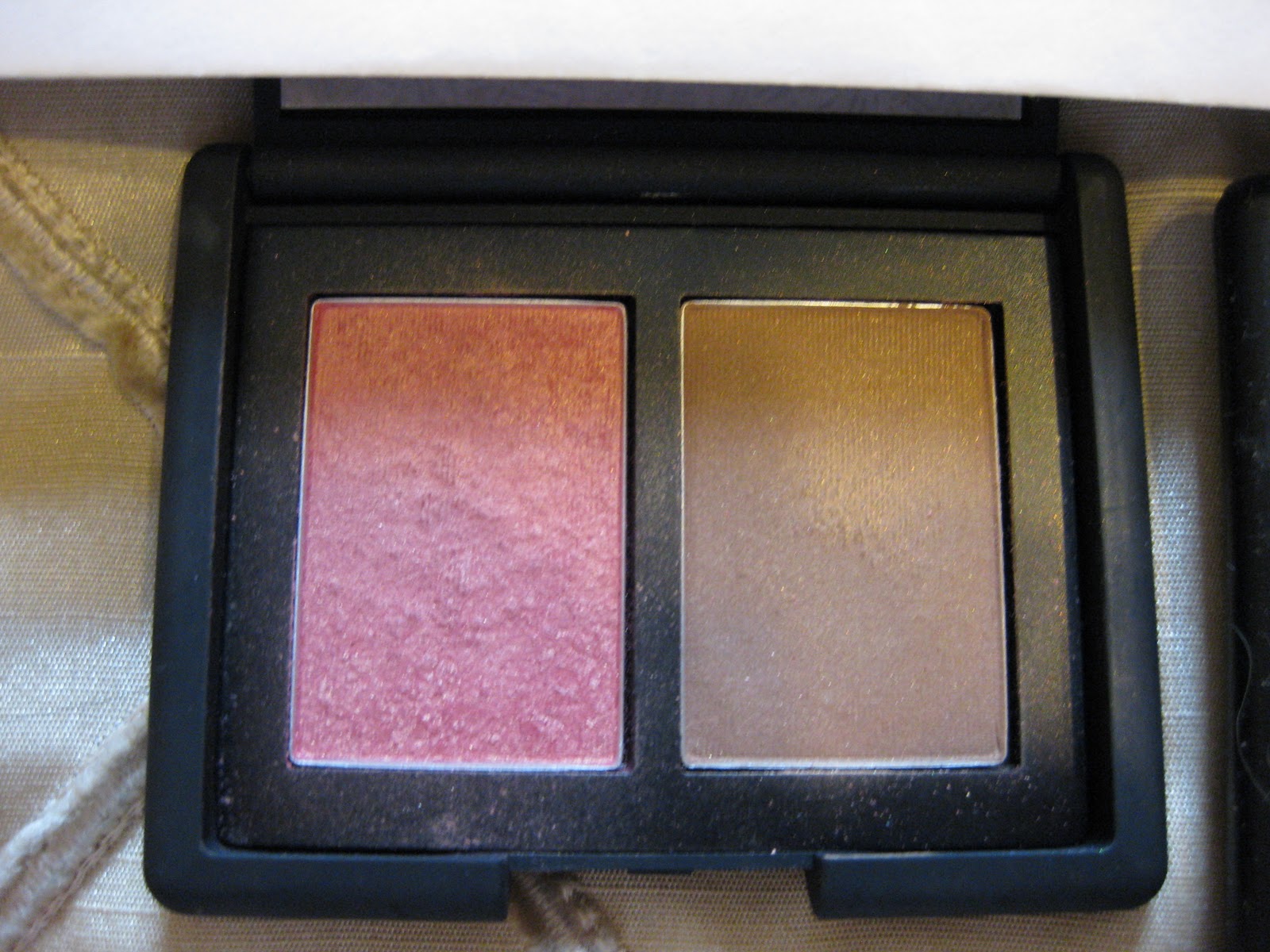 Makeup Is My Medicine Review NARS Highlighting/Bronzing Blush Duo in Orgasm/ Laguna vs. E.l.f