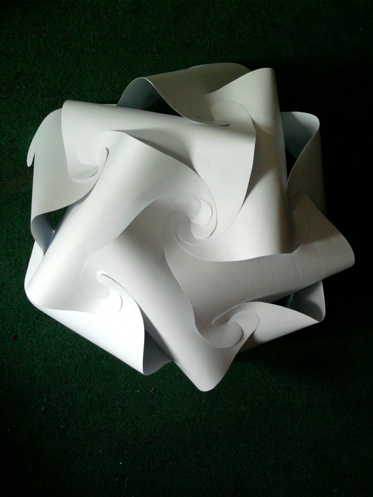 made at home ESFERA DE PAPEL... ORIGAMI