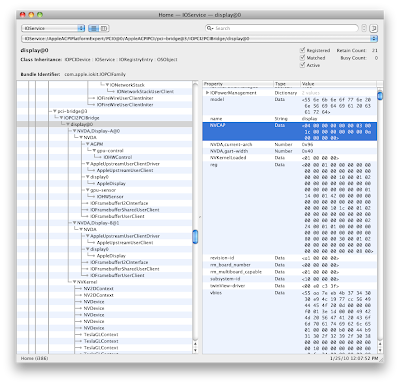 Display nvcap Driver for Mac