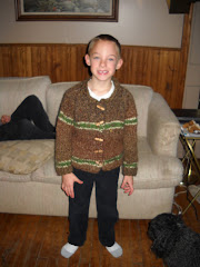 Fair Isle Cardigan with Wooden Toggle Buttons