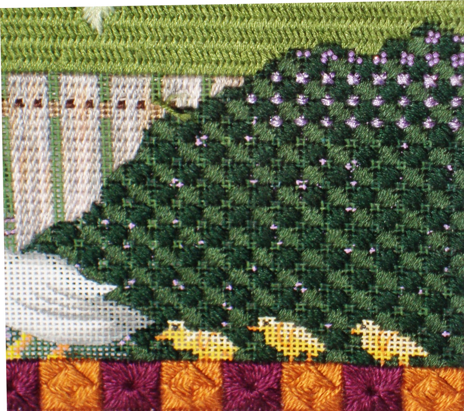 Needlepoint Tips and Techniques Easter March part 2